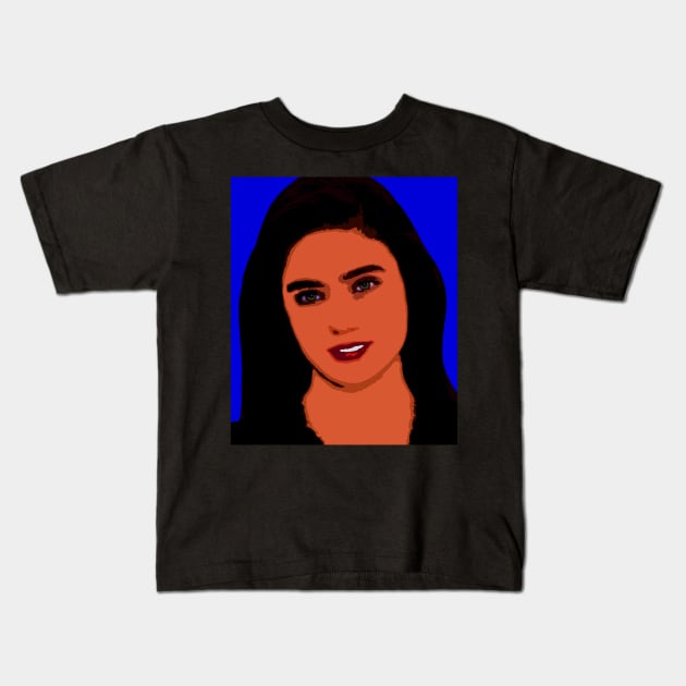 jennifer connelly Kids T-Shirt by oryan80